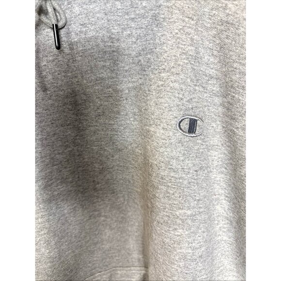 New Champion Men's Light Grey Hoodie Sweatshirt Fleece Pullover Sz XXXL - Picture 5 of 8